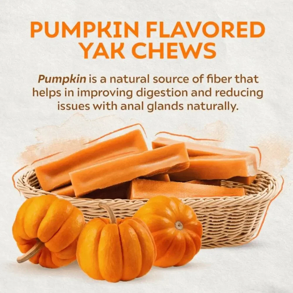 Yak Dog Chew Pack – 6 Flavor-Infused Sticks for SMALL DOGS <25 lb